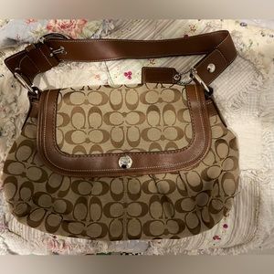 Brown coach bag